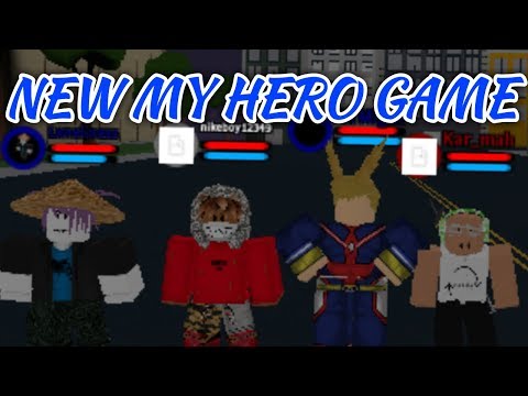 New Wip Boku No Hero Game Heroes Justice Roblox - 