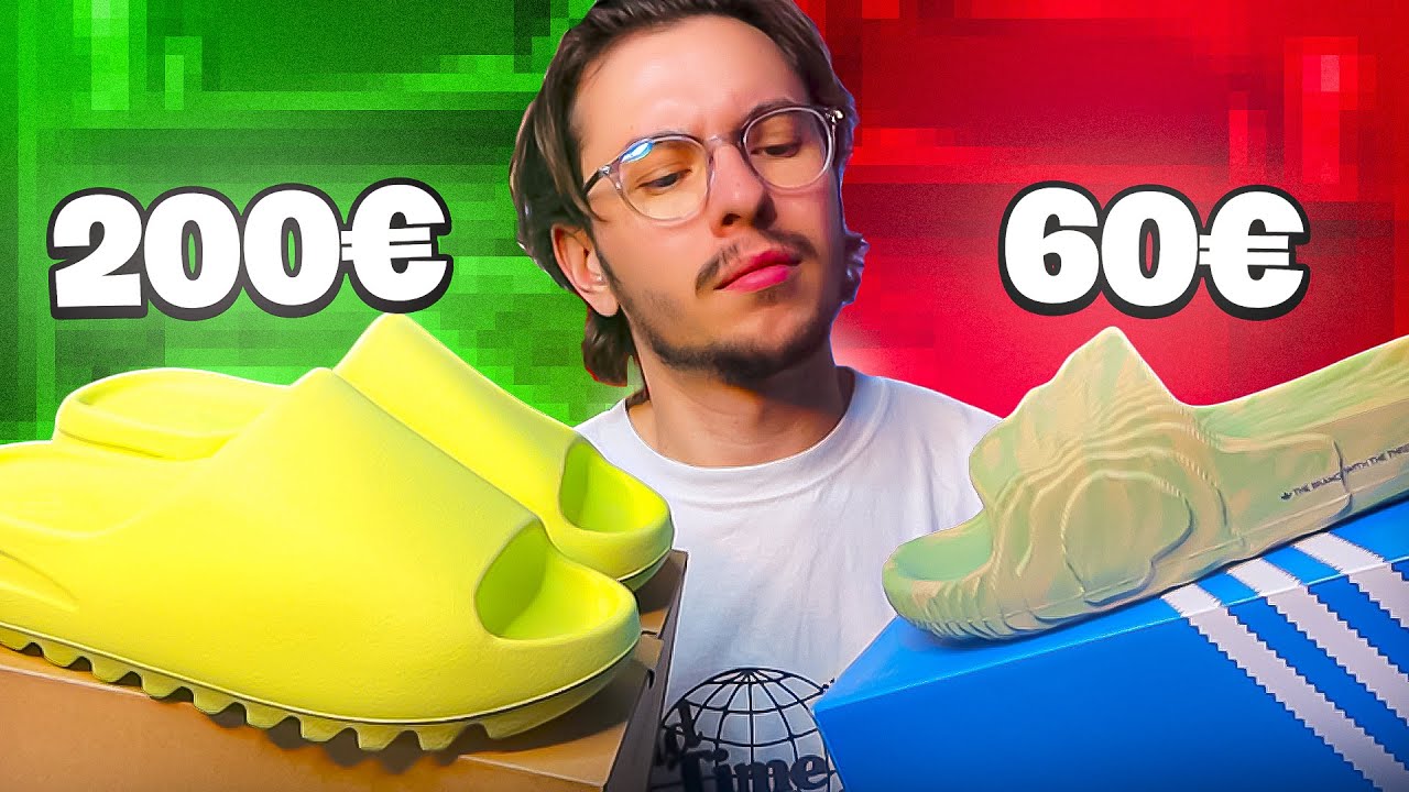 Adilette 22 VS YEEZY Slide