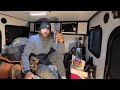 Solo Winter Camping Cooking Ramen In My Tiny Camper Dog Approved