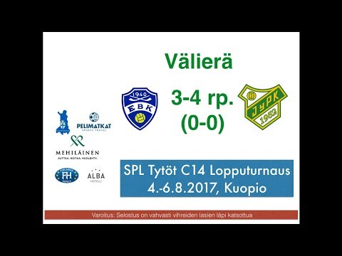 SPL TC14 Taso 1 lopputurnaus välierä EBK - JyPK 6.8.2017