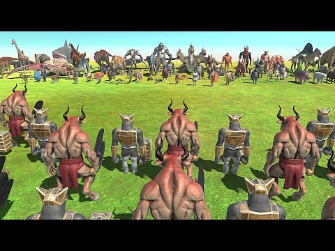 GHOR HAMMER WITH MINOTAUR VS FACTION similliar price - Animal Revolt Battle Simulator