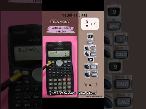 Check Scientific Calculator FX-570MS