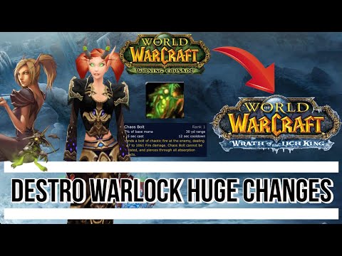 What Classic WOTLK will change for Destruction Warlock
