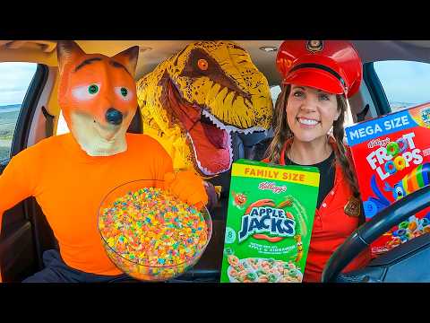 Police SAVES Puppy From Rubber Ducky and T-Rex in Car Ride Chase!