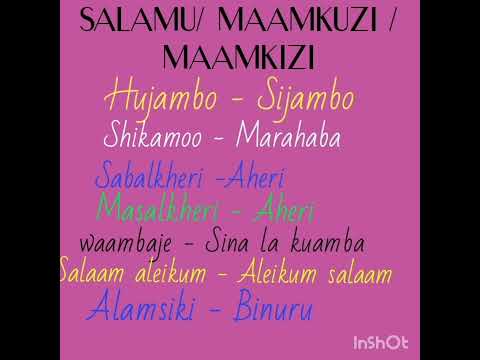 Greetings or greetings or salutations.