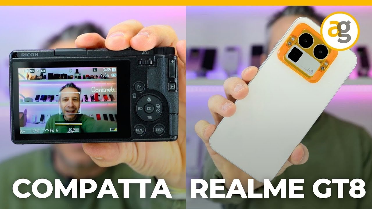 REALME Gt8 pro VS. COMPATTA Ricoh GR IV