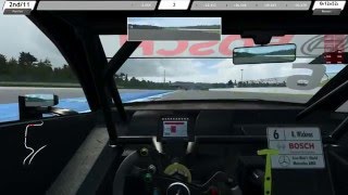 RaceRoom Racing Experience Multiplayer [HD} Hockenheimring Mercedes-AMG C63 DTM onboard
