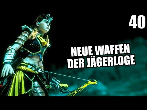 HORIZON ZERO DAWN Gameplay German - 40 - NEUE WAFFEN DER JÄGERLOGE | Let's Play Deutsch