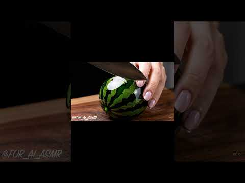 AI Glass Fruit Cutting ASMR |Relax and Unwind with Soothing Sounds of Glass Cutting #asmr #asmrsound