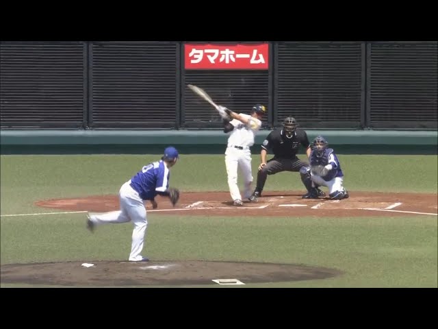 【ファーム】ホークス・川崎が先頭打者2ベースでチャンスメーク!! 2017/4/19 H-D(ファーム)