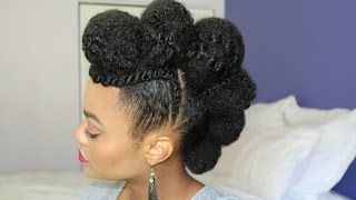 Princess Mohawk Updo feat Jamaican Mango and Lime