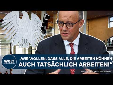 REDESCHLACHT IM BUNDESTAG: Merz kündigt harte Einschnitte bei Rente, Migration und Sozialsystem an!