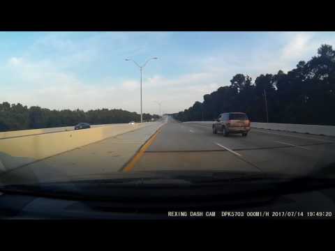 Thumbs up from another driver after slowing down for speed trap