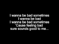 Bad Sometimes, Randall Breneman with lyrics