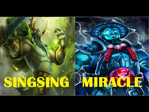 Miracle Storm Spirit  vs SingSing  Nature Prophet - 6.87 GamePlay Dota 2