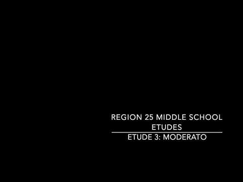 TMEA Region 25 Middle School Etudes (2019-2020)