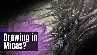 Can I Draw with Mica Powders in Resin? - Let's Try