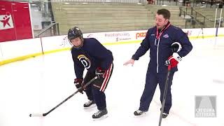 NHL skating coach shows you how to fix the most common hockey skating problem.