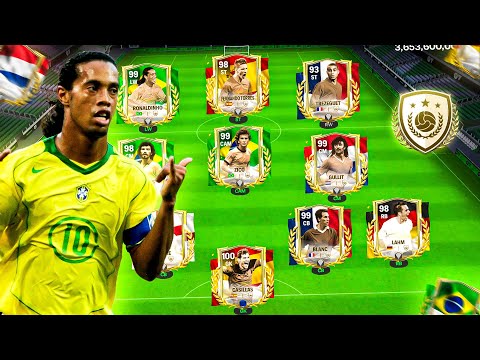 I Made National Icons Squad! EURO + COPA America Icons Squad Builder!! FC Mobile