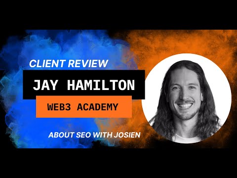 Jay Hamilton, Founder of Web3 Academy, about SEO services of Operation Nation