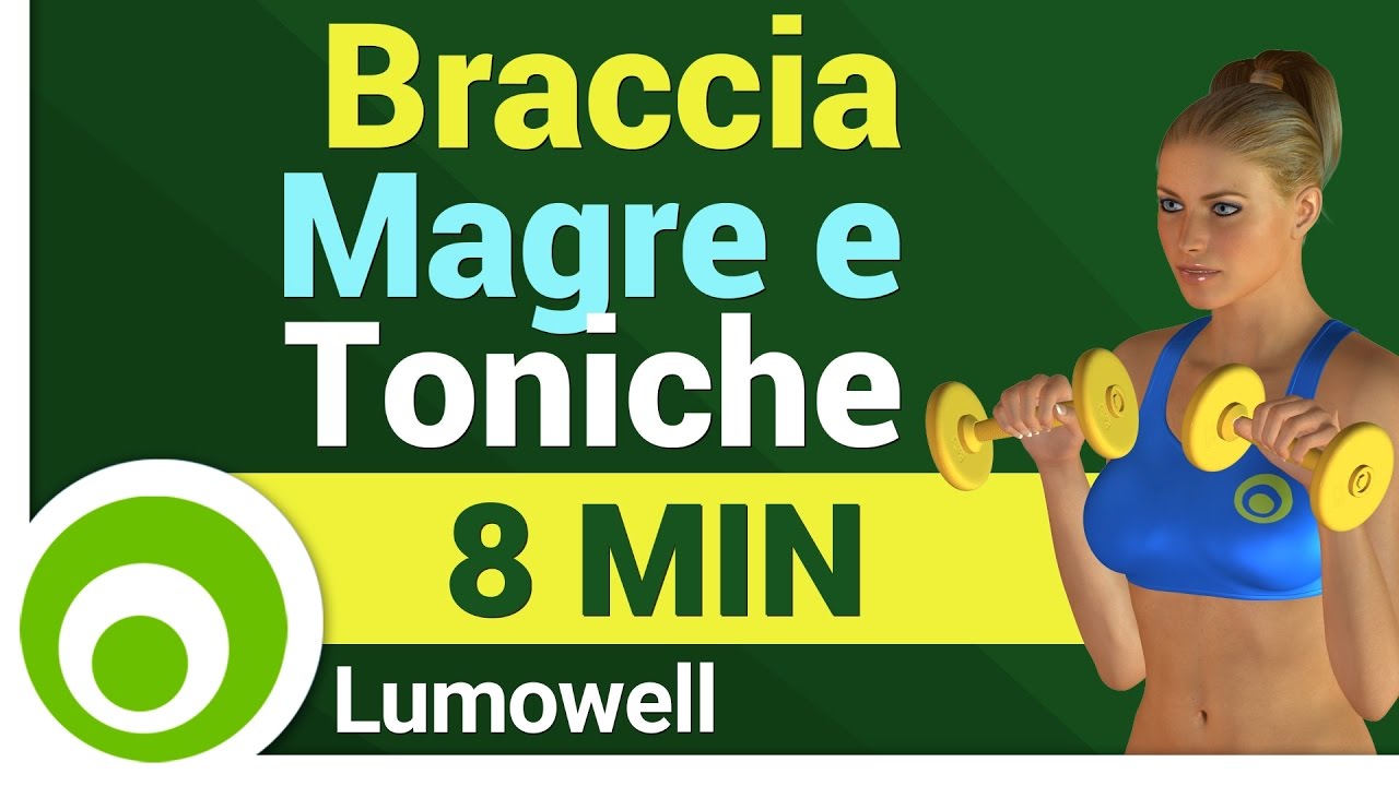 Esercizi per Dimagrire e Tonificare le Braccia Velocemente - Allenamento a Casa di 8 Minuti