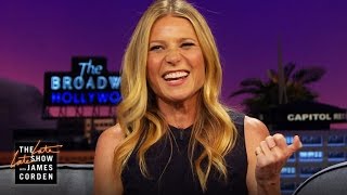 Gwyneth Paltrow Sings an AC/DC Guitar Solo ...with Her Mouth