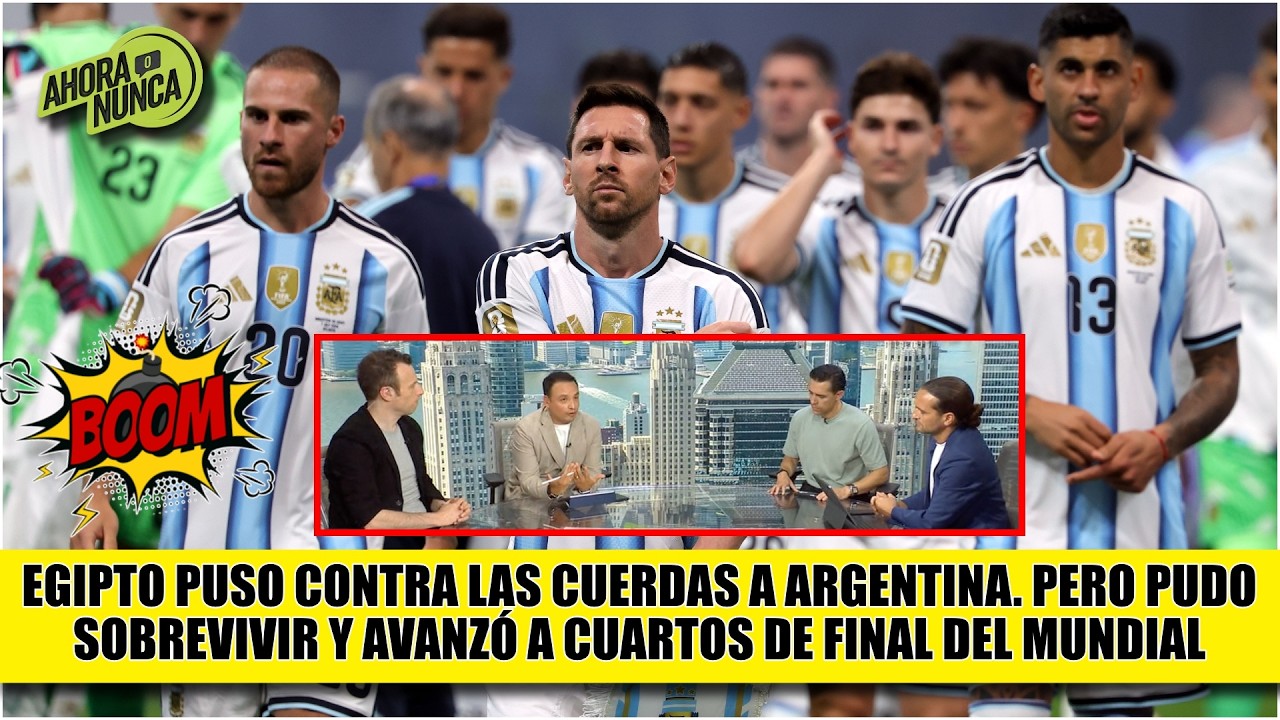 EGIPTO dejó vivir a ARGENTINA: remontó y AVANZÓ a CUARTOS ¿Polémica arbitral? | Ahora o Nunca
