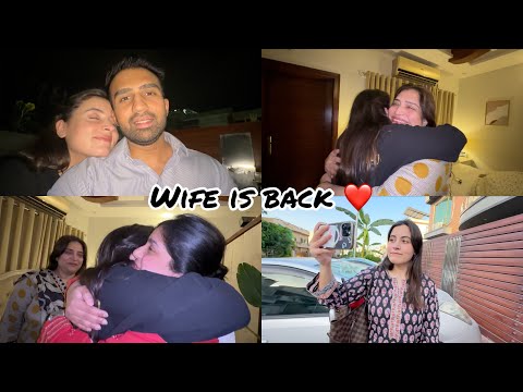 WIFE IS BACK | REUNITED AFTER ONE MONTH ❤️😭 | VLOG 440