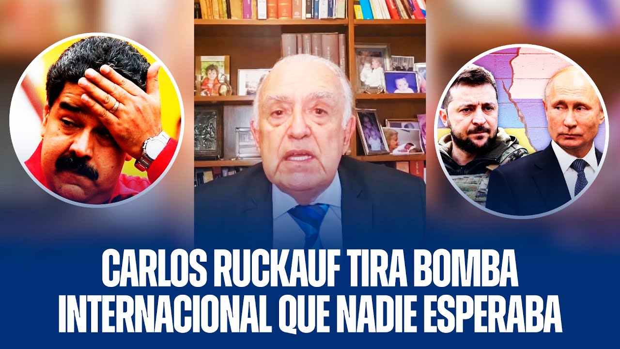 CARLOS RUCKAUF TIRÁ BOMBA INTERNACIONAL QUE NADIE ESPERABA