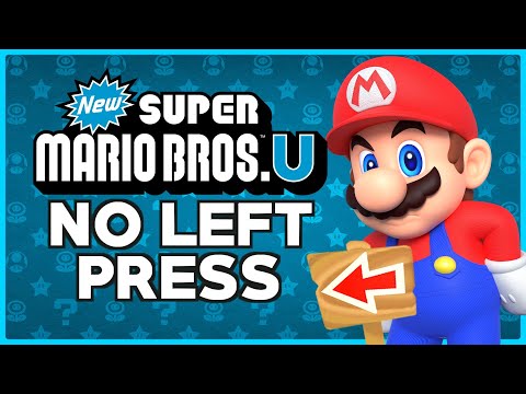 I tried beating New Super Mario Bros. U DELUXE without PRESSING LEFT !