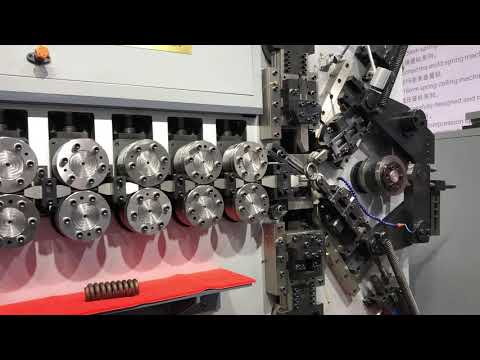 CSM 5180CNC Spring Coiling Machine on our exhibition.