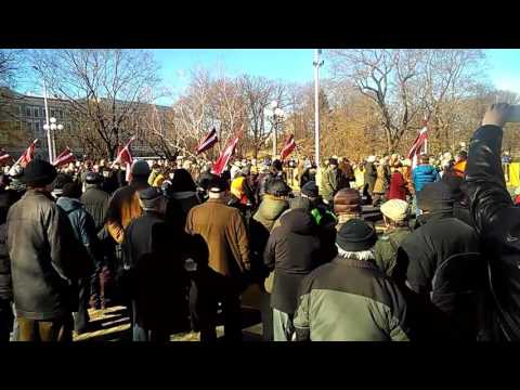 The day of the Waffen SS in Latvia (European Union) . День чевствования легионеров СС. 16.03.2017