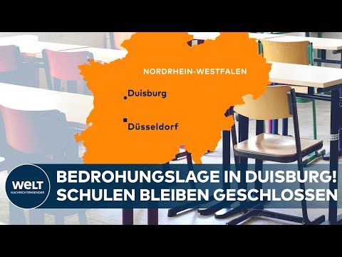 DUISBURG: BEDROHUNGSLAGE! Schulen bleiben wegen Drohschreiben geschlossen - Staatsschutz ermittelt