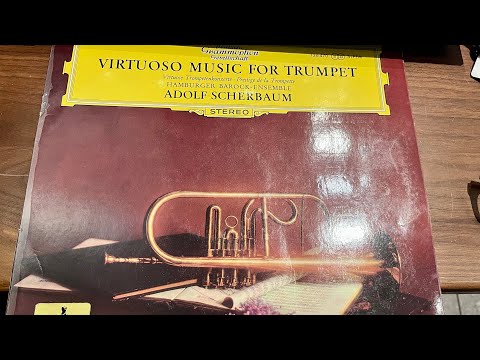 Baroque Music For Trumpet Virtuoso, DG 136 470, Adolf Scherbaum, Stradella Sonata