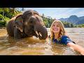 I Took A BATH With An ELEPHANT