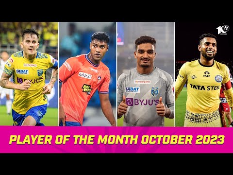 Player of the Month Nominees - October 2023 | ISL 2023-24