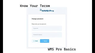 WMS Pro, Quick start guide