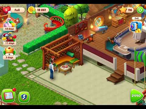 Homescapes 2439 level Gameplay Story