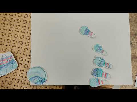 stop motion cut out animation part 2