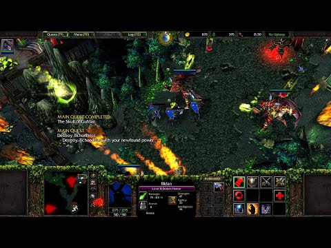 SPEEDRUN - Warcraft III (Classic) - Night Elf 6: A Destiny of Flame and Sorrow (Hard) - 03:48 IGT