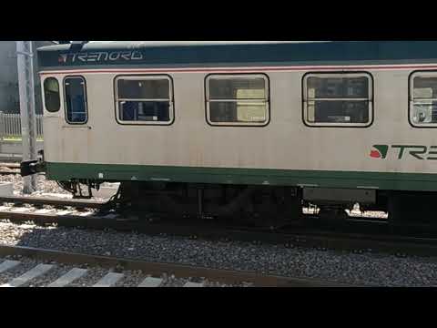 Stazione di Brescia AV, primi regionali dai nuovi binari 14, 15 e 16, ALn 668