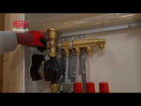 Roth Shuntunit asennus Universal-jakotukkikaappiin}