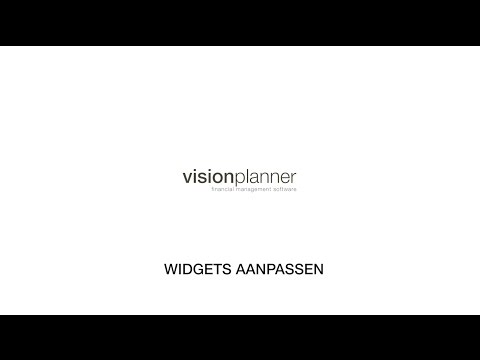 Widget aanpassen