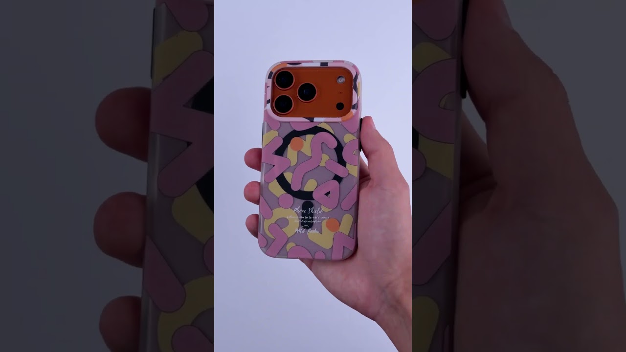 TPU чохол Pastel Chaos with MagSafe для Apple iPhone 16 Pro (6.3") Black