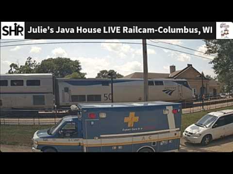 Live webcam view of Railcam de Julie's Java House, Columbus