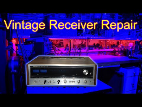 Reparatur eines Vintage-Receivers – Auffinden eines lauten Transistors