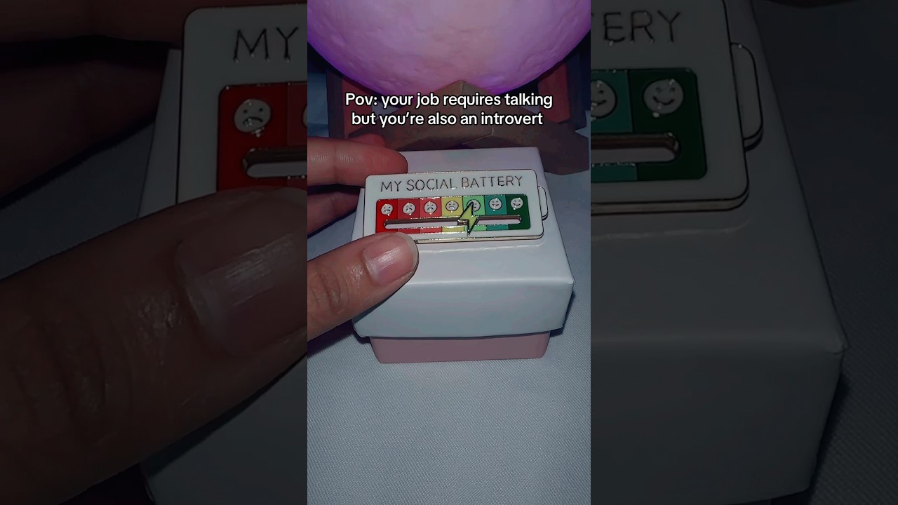 Perfect pin for introverts!#fyp  #socialbattery #socialbatterypin #introvert #pin #mood