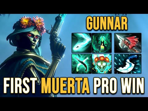 GUNNAR Muerta FIRST Pro Gameplay Win Dota 2 Patch 7.32e