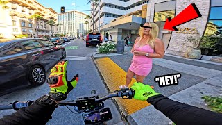 RIDING MY SURRON DEEP in RODEO Drive Beverly Hills &amp; This Happened..