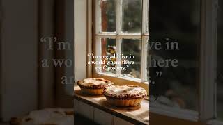 L.M. Montgomery's October Quote #anneofgreengables